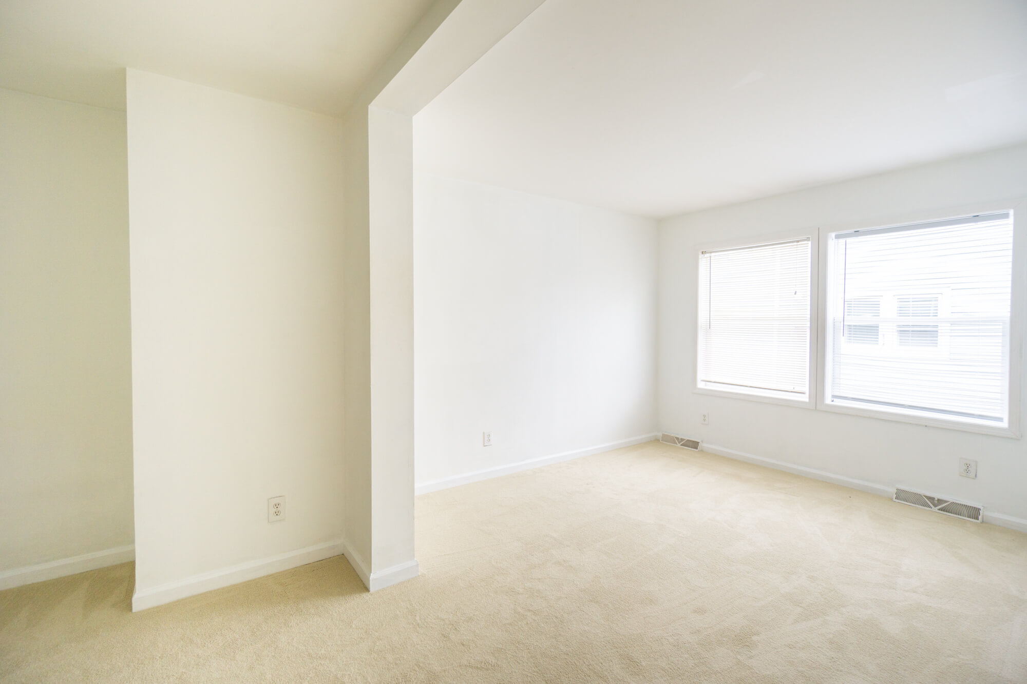 First floor double bedroom facing the window.